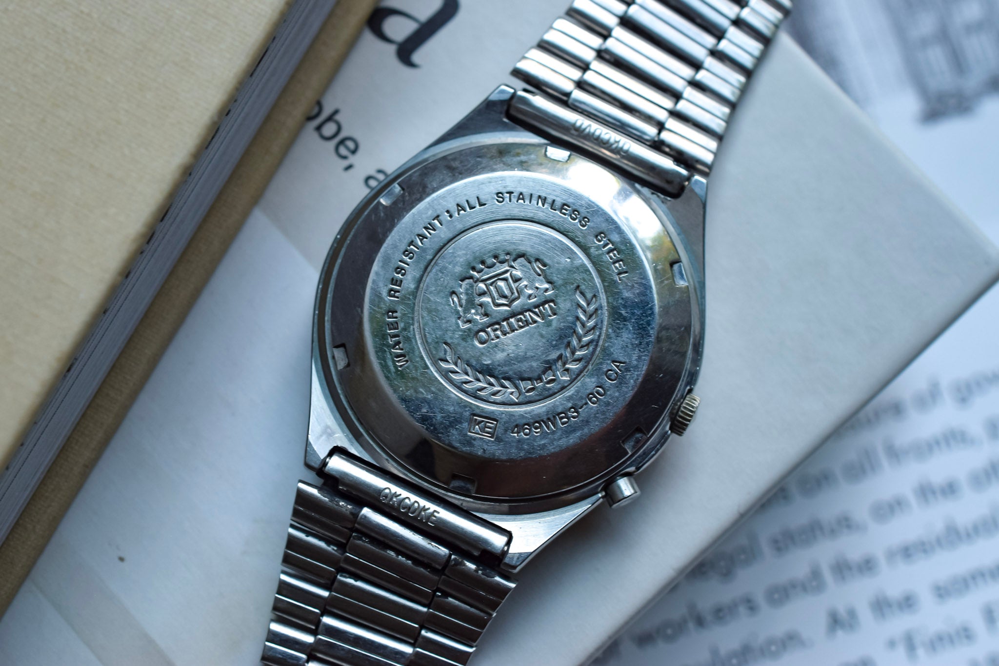 70s Orient Crystal Sunburst Blue Dial – Oldtimer Watch Shop