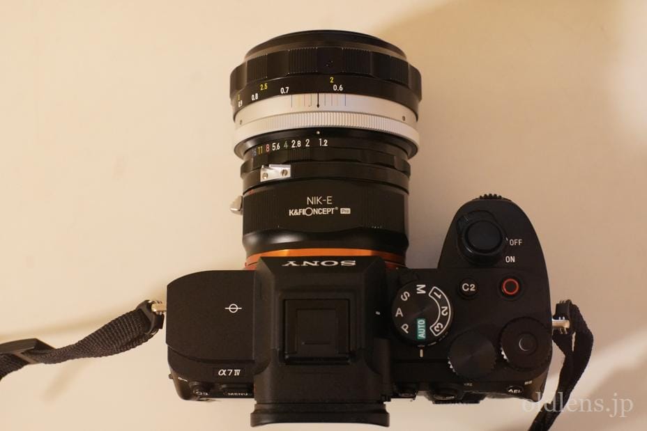 Nikkor-S Auto 55mm F1.2レビュー作例 滲みクセ玉 エモい写真が撮れる