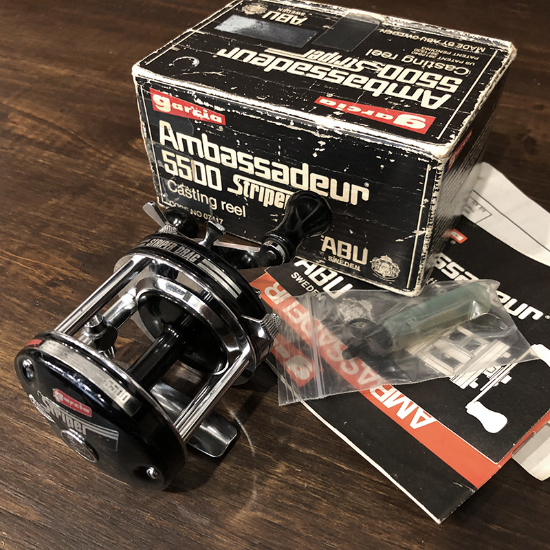 Abu Ambassadeur 5500 Striper 800300 with Box アブ ガルシア