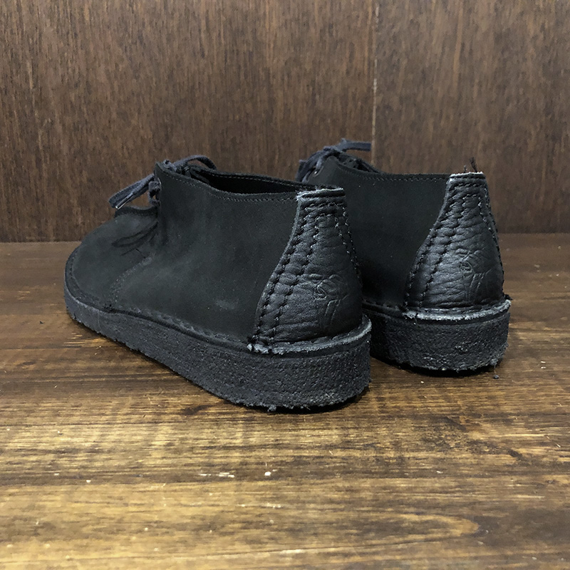 Clarks Desert Trek Black Suede Leather GB8-1/2 US9 Made in England
