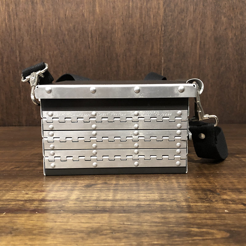 Richardson Chest Fly Box 4tray Black Finish Deadstock リチャード