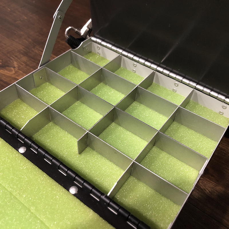 Richardson Chest Fly Box 4tray Black Finish Deadstock リチャード