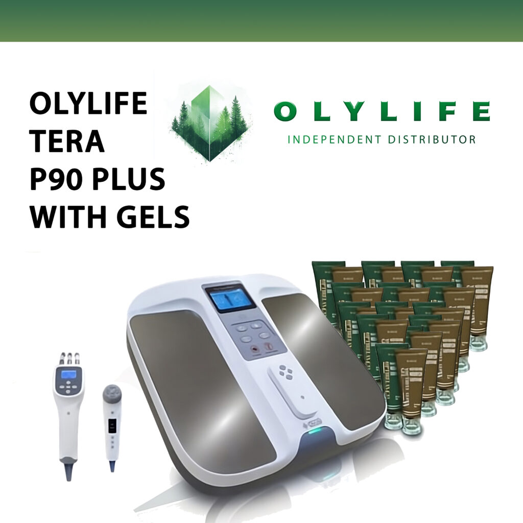 OlyLife PEMF Therapy Machine THz Tera-P90+ (with Gels) | OlyLife