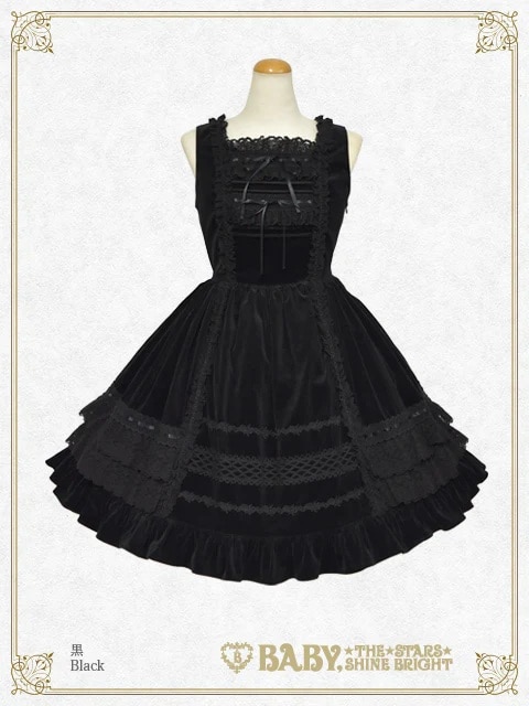 別珍レースフリルジャンパースカート(ローズピンク)｜ ベイビー、ザ