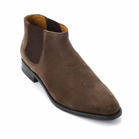 ミドル丈スエードサイドゴアブーツ（2243691）｜BARNEYS NEW YORK