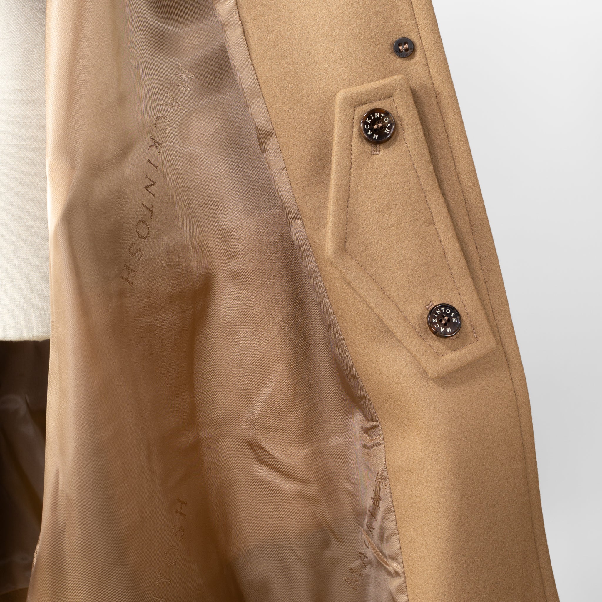 papi-co様マッキントッシュ ハンビー ミルクティー ウールコート