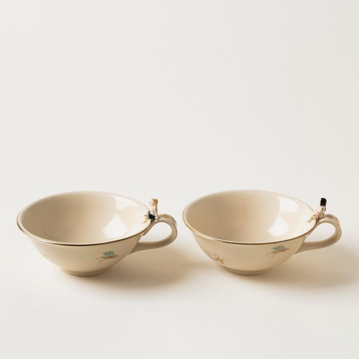 スープカップペア『希望』[スープカップペア『キボウ』]｜沈壽官窯