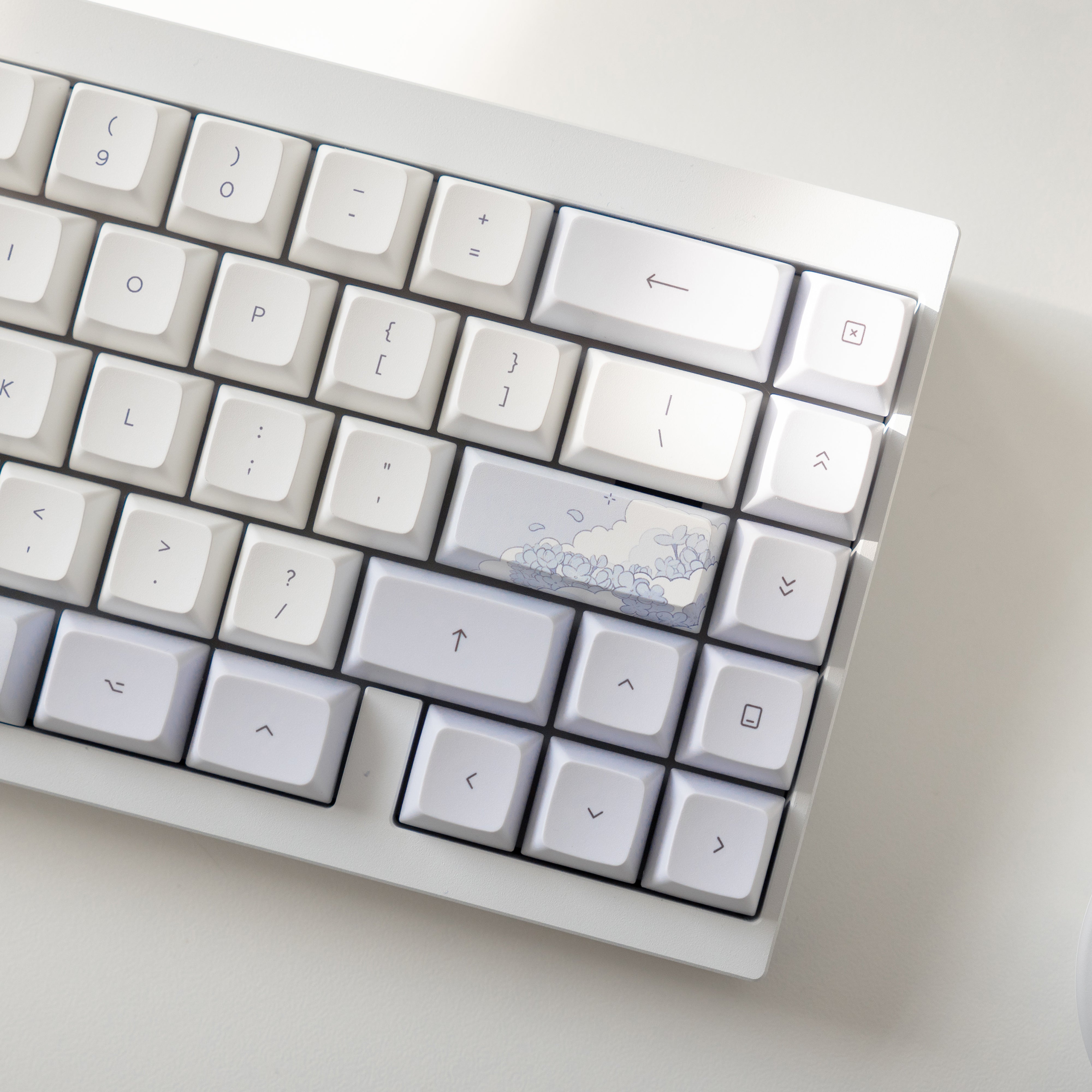 lilac dreams marshmallow keycaps – osume