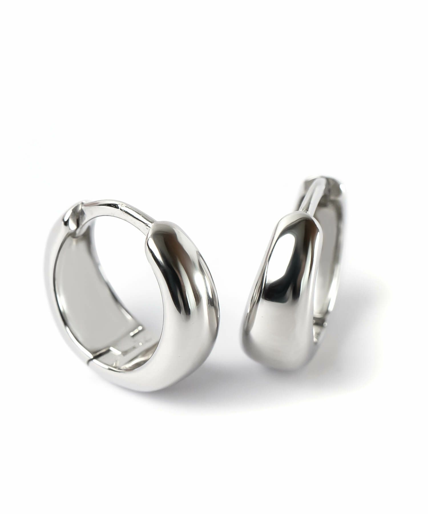 小ぶり フープピアス 【kyklos-moon キクロス・ムーン】 シルバー925