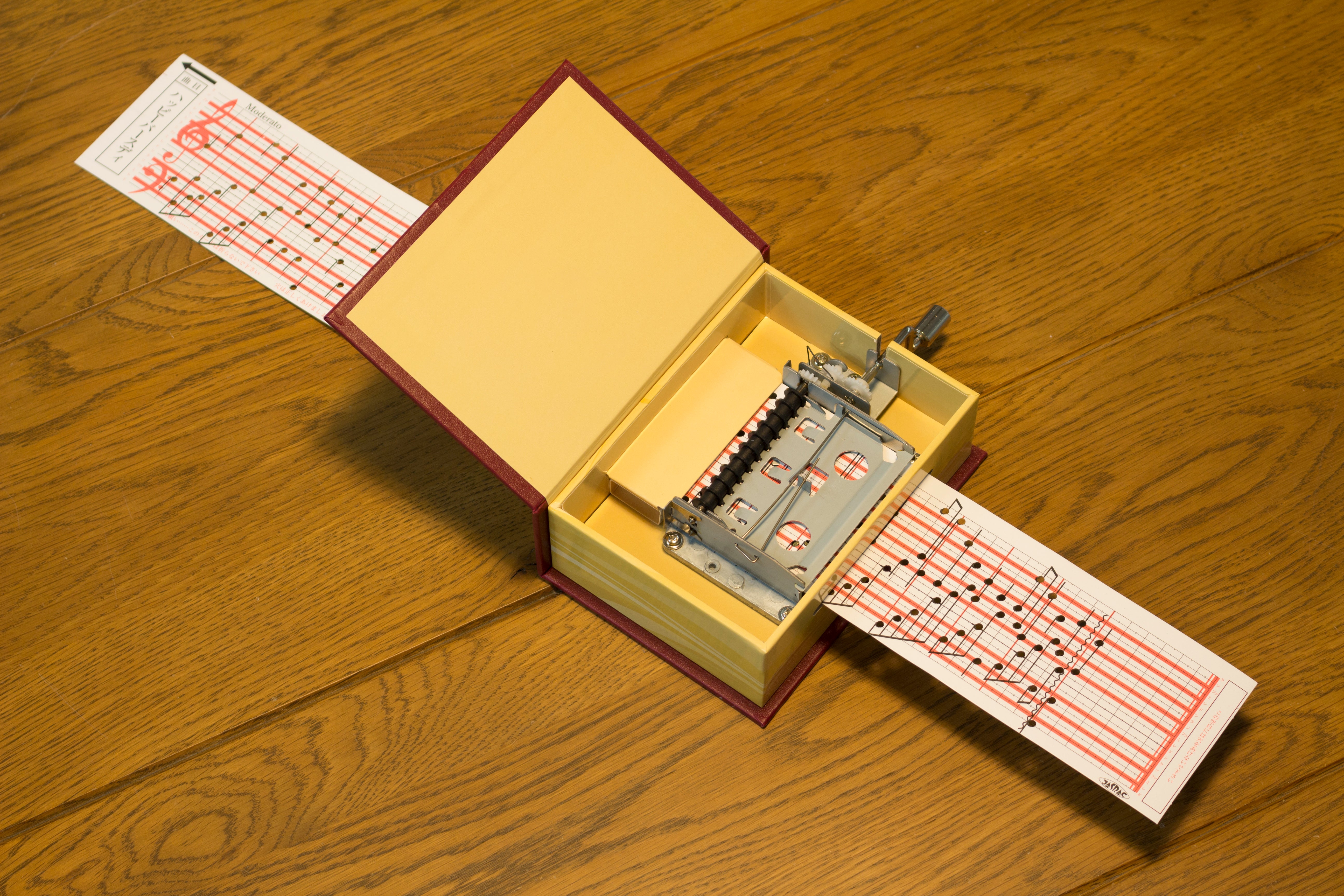 20弁BOOK型手回しオルガニート – オルゴールギャラリー