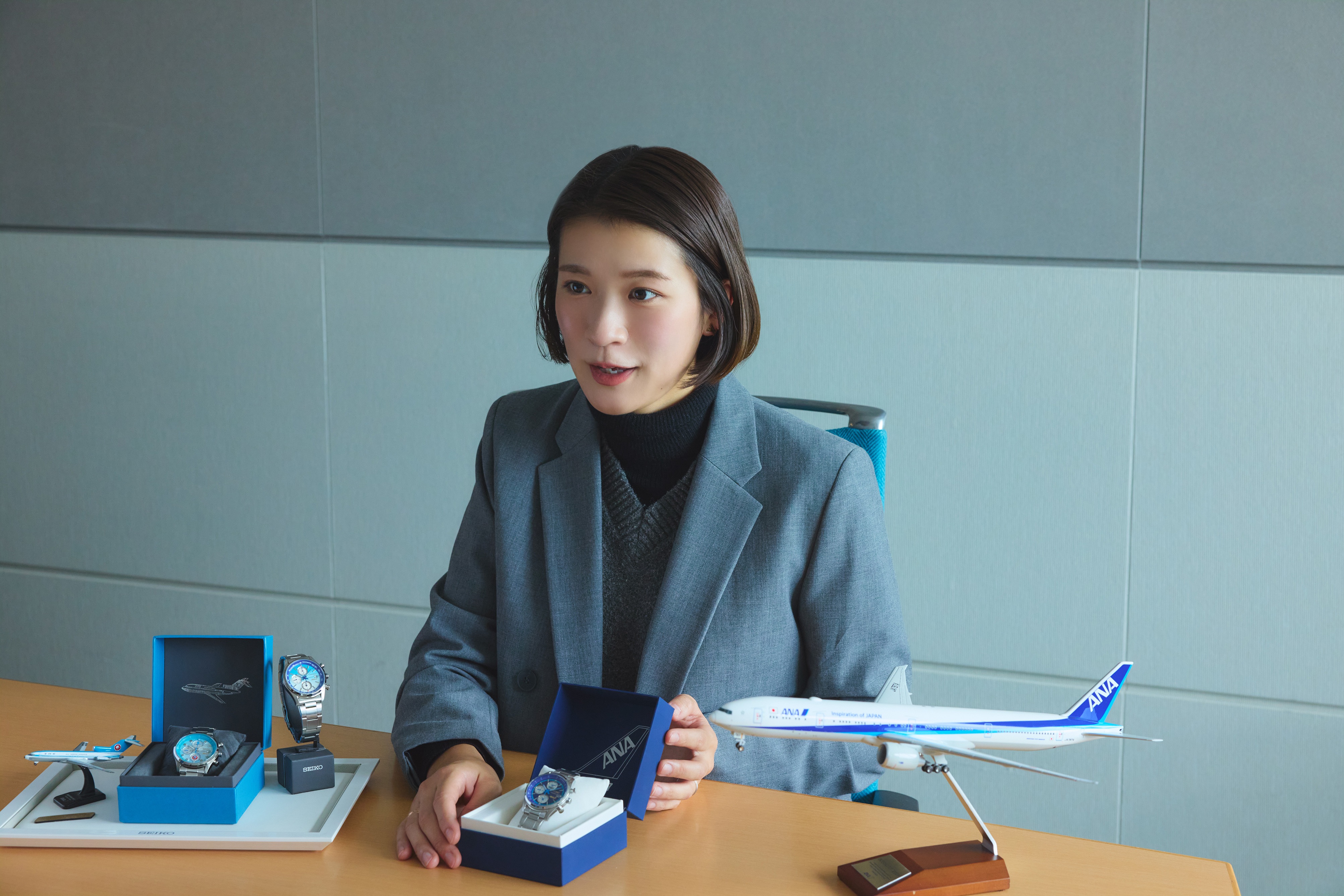 SEIKO for ANA 777デザイン オリジナルウオッチ」コラボレーション