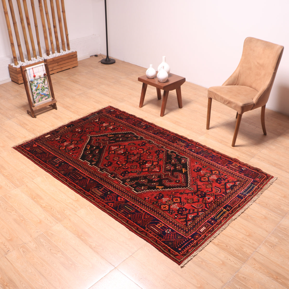 ペルシャ絨毯 (ハマダン) 211×132cm（FL-70152） – ギャッベ＆ペルシャ