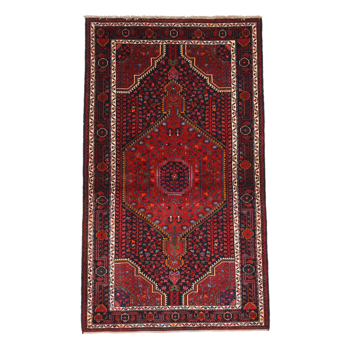 ペルシャ絨毯 (トゥイセルカーン) 232×136cm（FL-70161） – ギャッベ