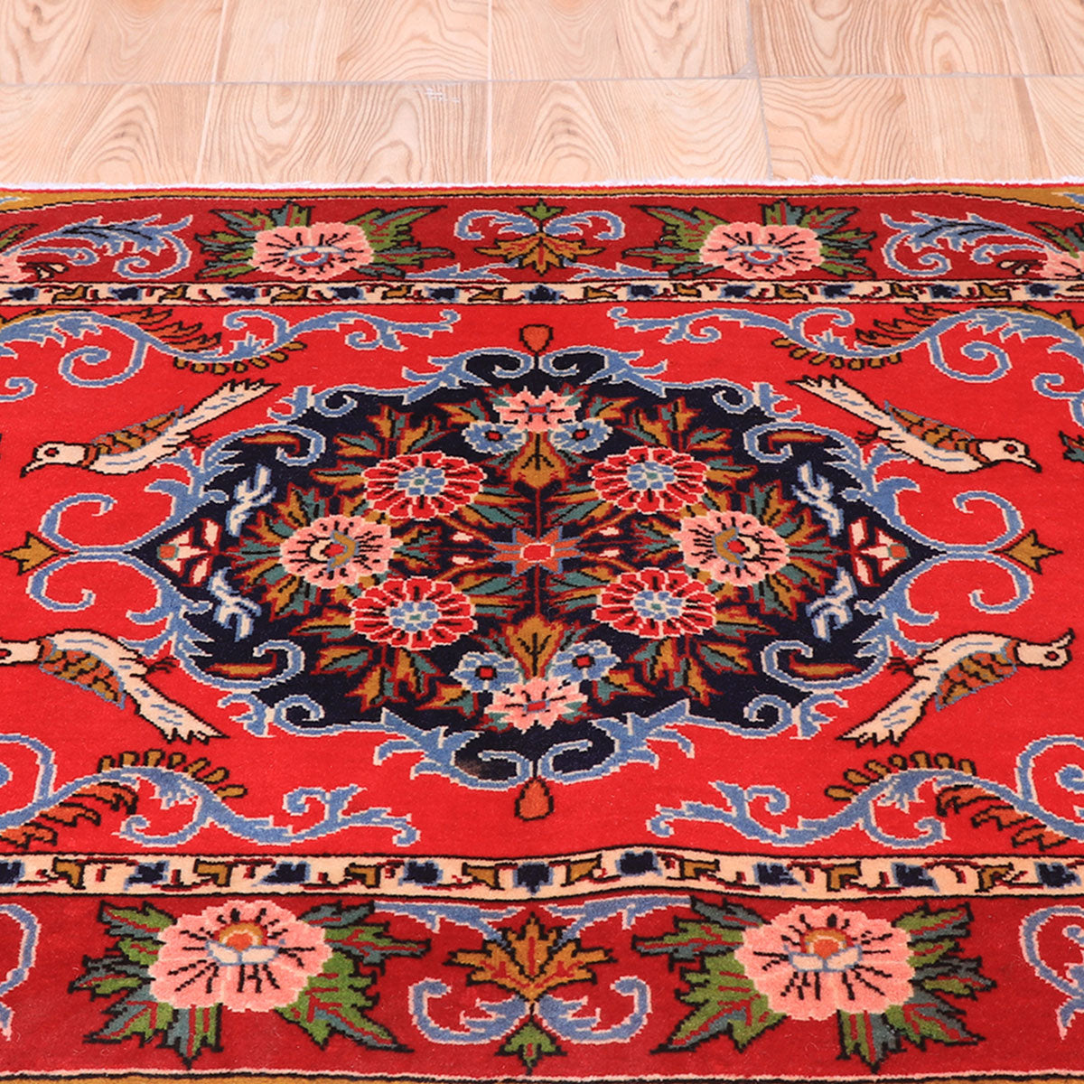 ペルシャ絨毯 (カーシャーン) 97×67cm（FS-70052） – ギャッベ