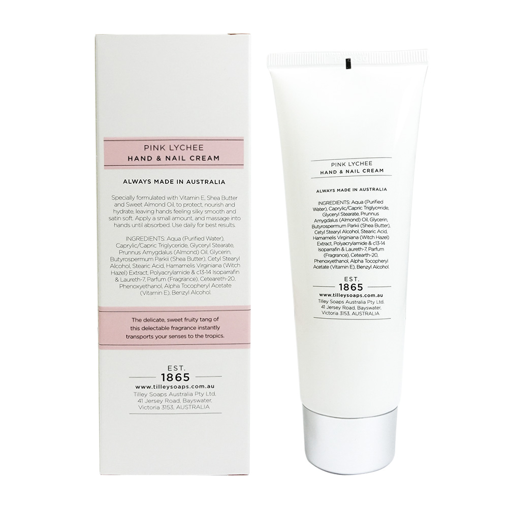 ピンクライチ・ハンド&ネイルクリーム（Tilley）通販｜ボディケア