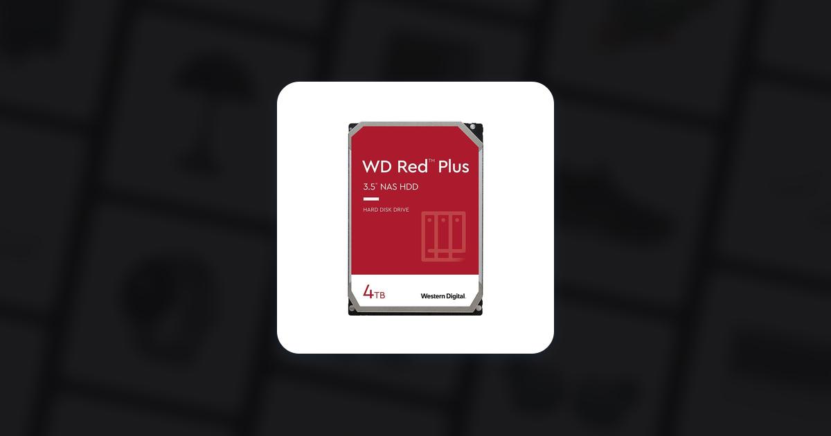 Western Digital Red Plus WD40EFPX 256MB 4TB • Price »