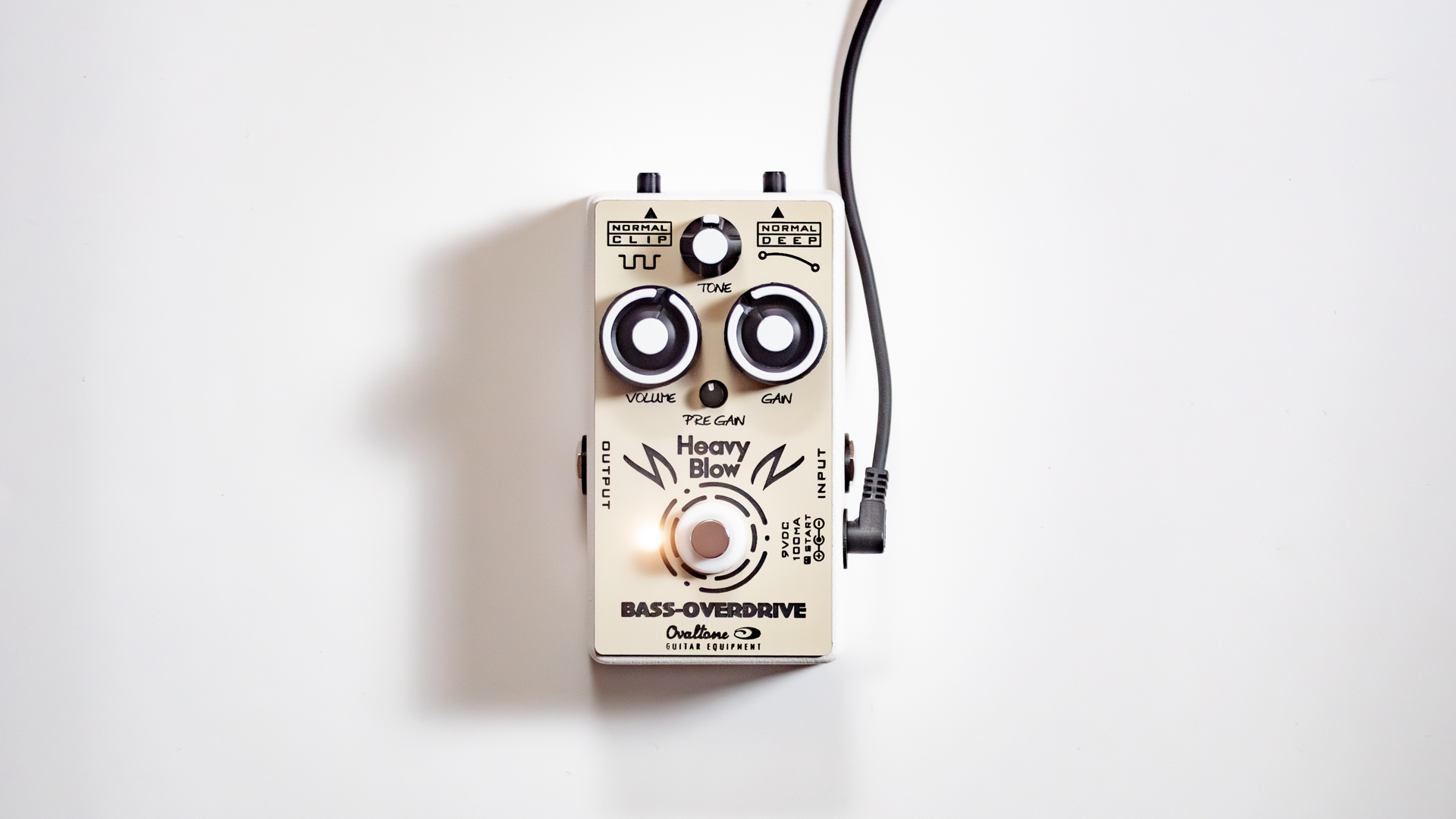 HEAVY BLOW BASS-OVERDRIVE – Ovaltone -handmade effect pedals-