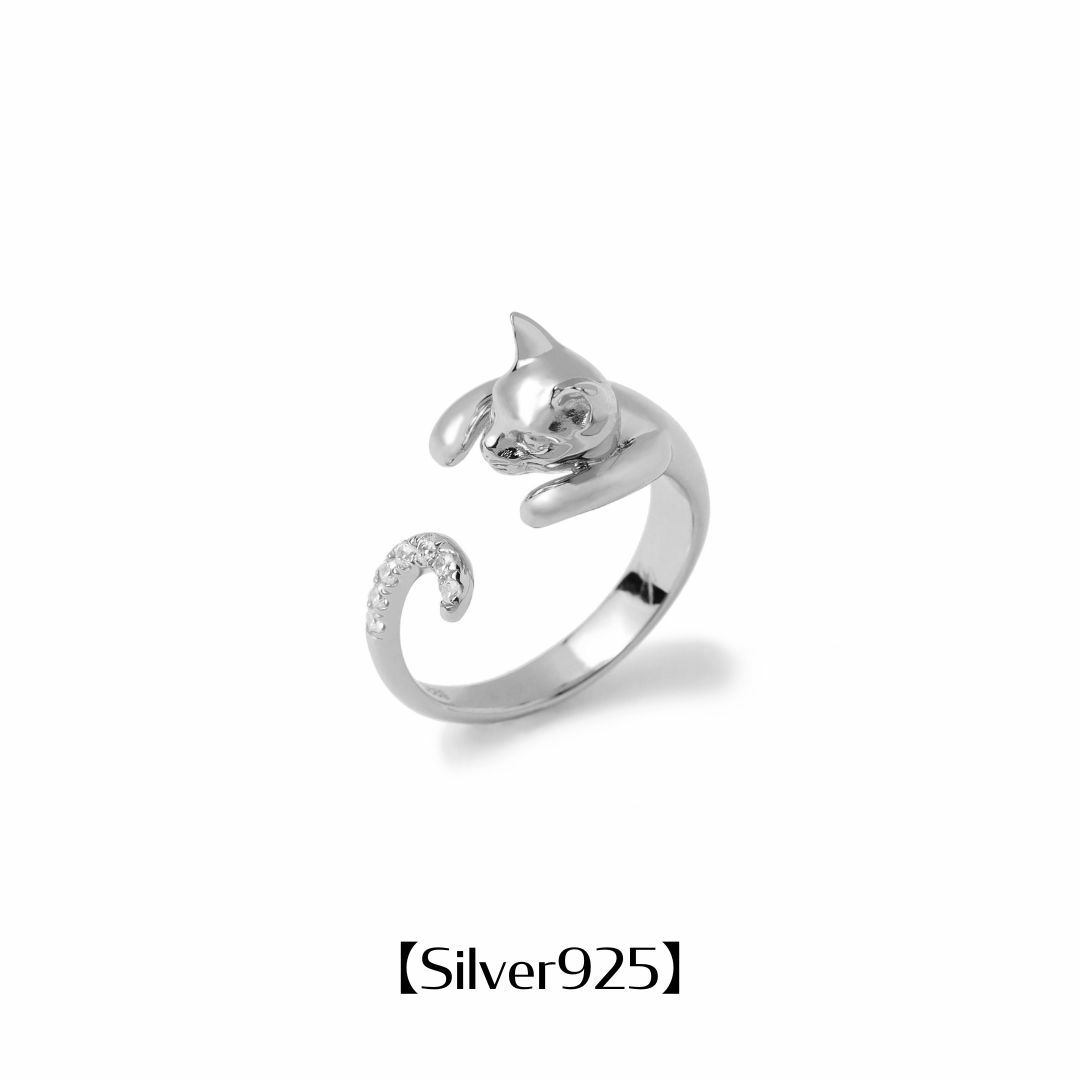 Cat Ring 【Silver925】(Silver) | Infaction