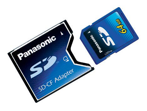 概要 SDメモリーカード用コンパクトフラッシュアダプター BN-CSDABP3