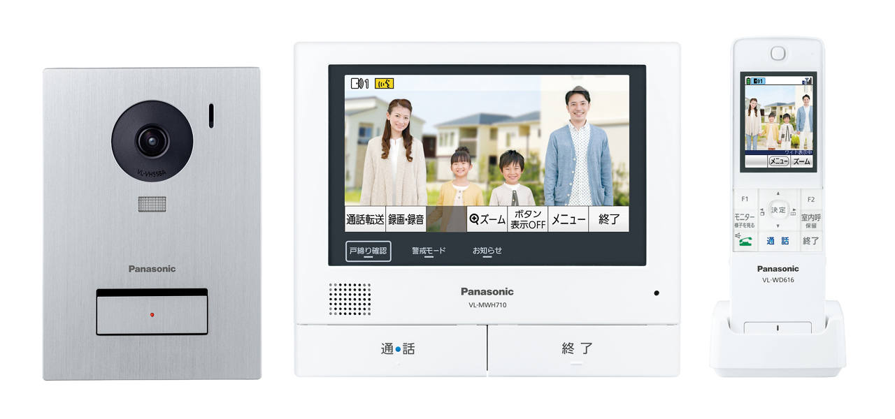 概要 ワイヤレスモニター付テレビドアホン 3-7タイプ（電源コード式