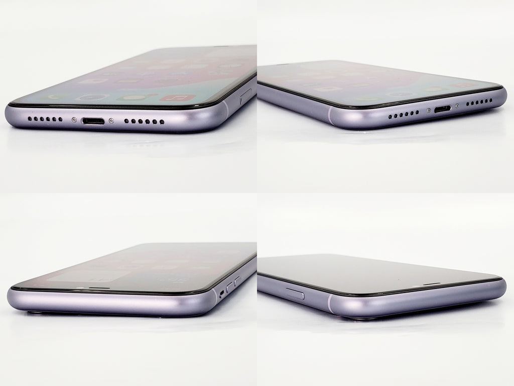 Cランク】SIMフリー iPhone11 64GB パープル MWLX2J/A A2221