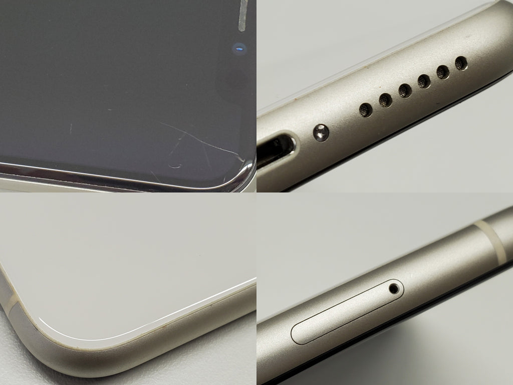 Bランク】SIMフリー iPhone11 64GB ホワイト MWLU2J/A A2221