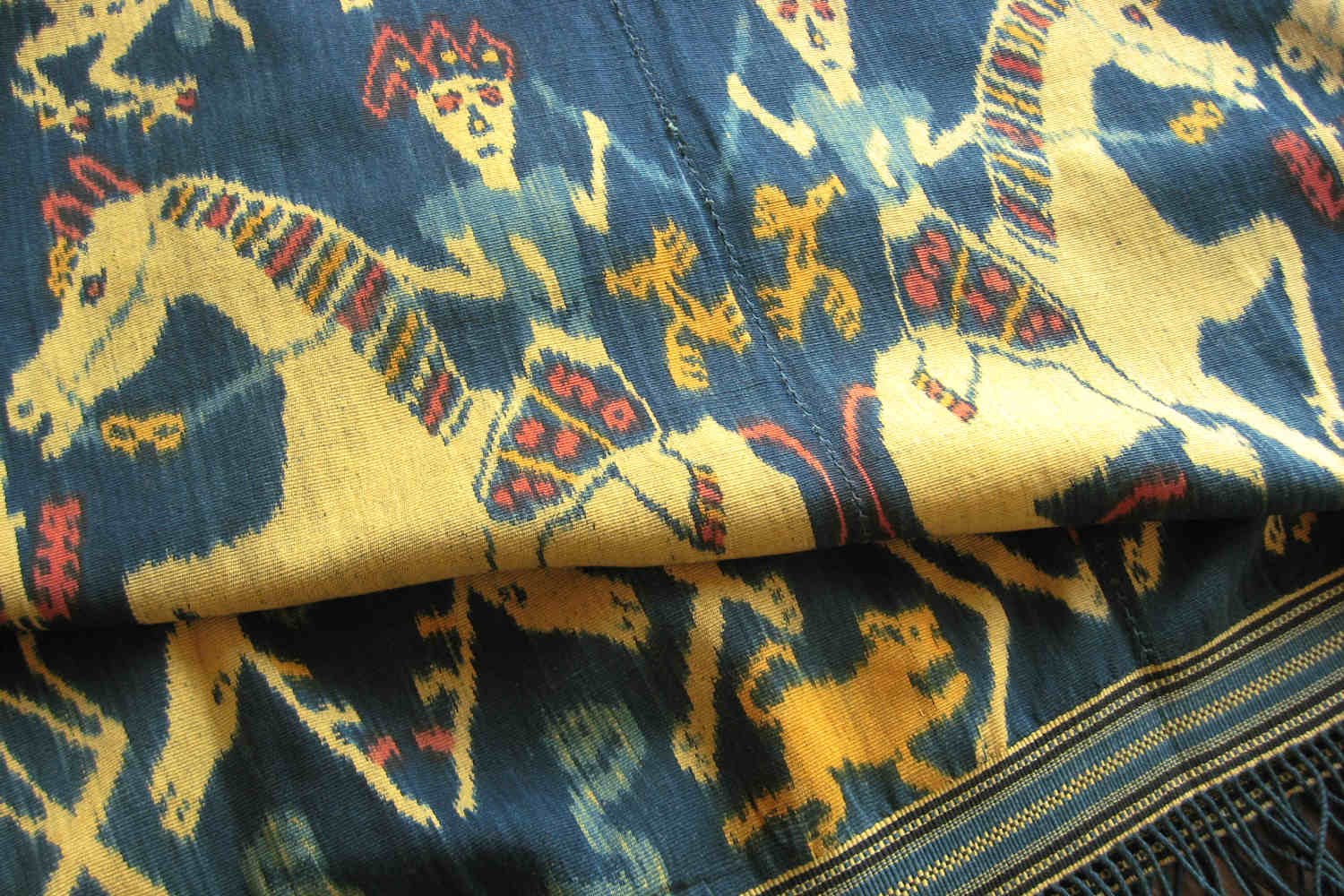 スンバ島イカット（ヒンギー）No.T-ISI-059|ラジャストーリー・鹿狩り