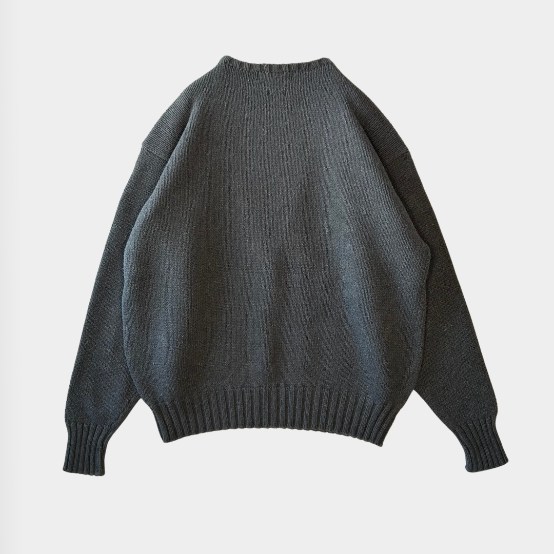 Polo Ralph Lauren ラルフローレン コットンニット チャコールグレー