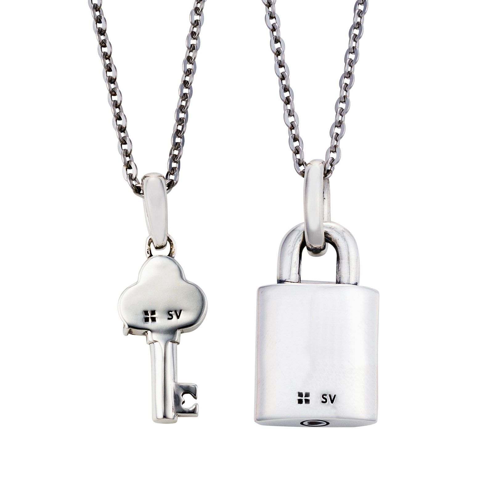 ペアネックレス シルバー WSPD867SV&WSPD870SV｜white clover【公式通販】