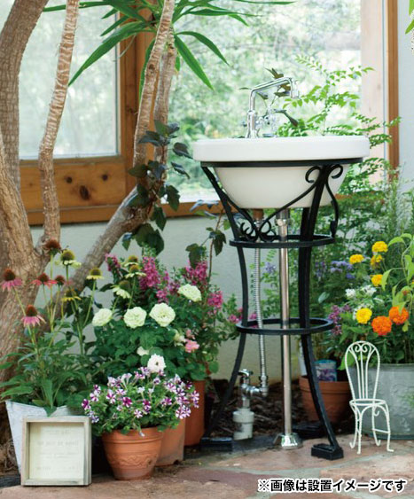 D-PRN-RC-050IV ガーデンシンク シャルム（アイボリー）｜不凍水栓