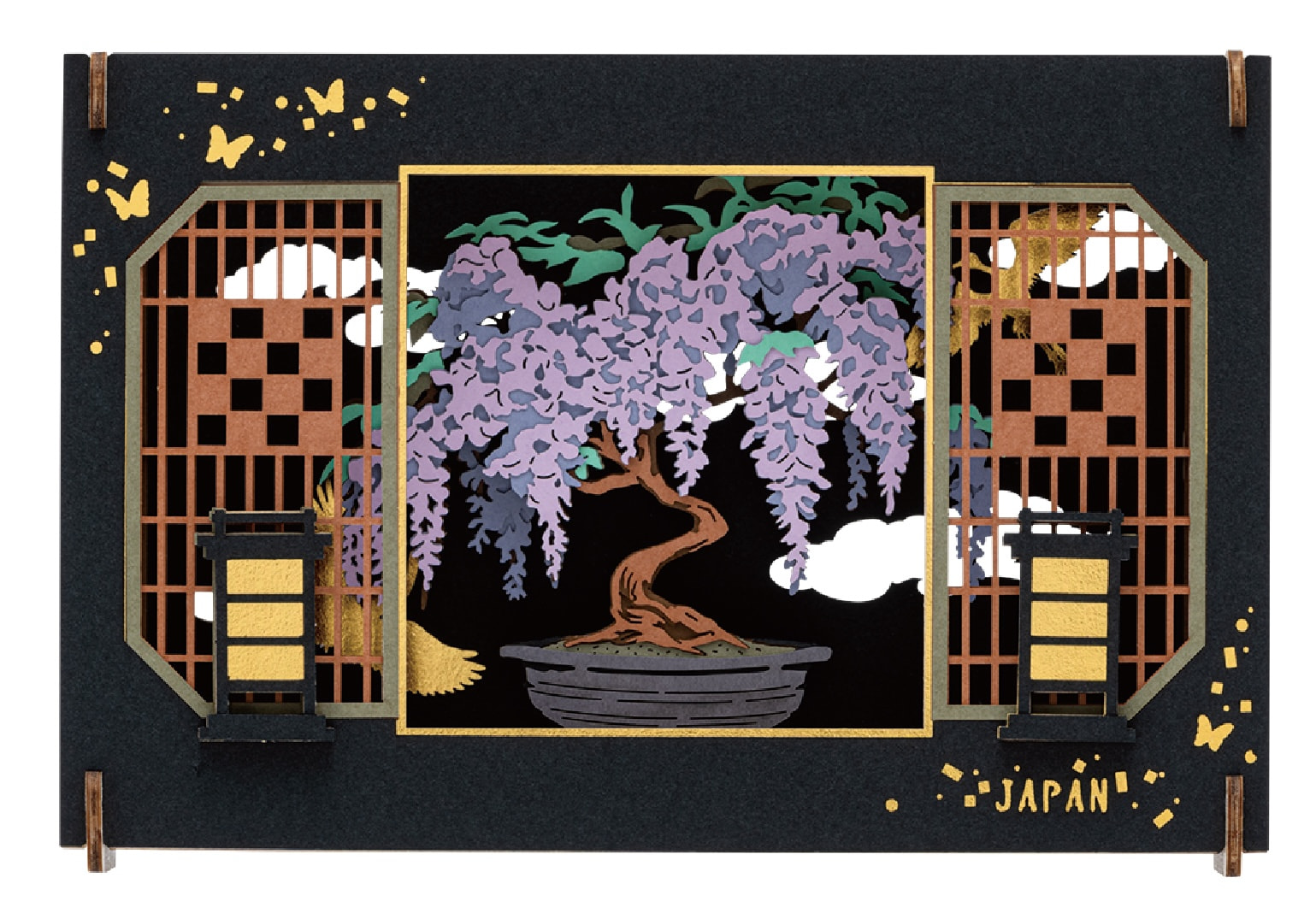 日本の情景シリーズ PAPER THEATER / PT-WL31 BONSAI - 藤 - | PAPER