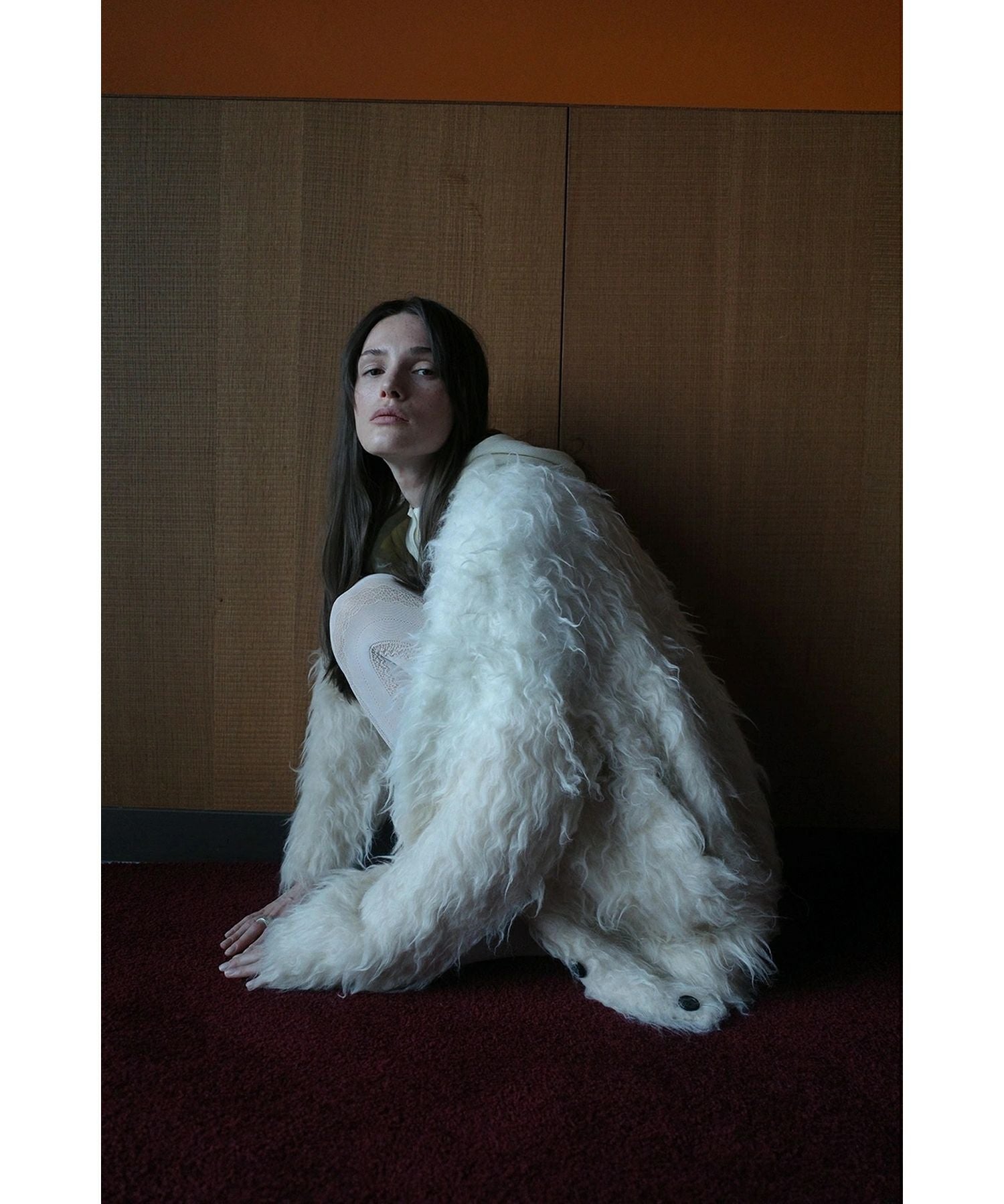 CLANE(クラネ)】 BI COLOR SHAGGY KNIT CARDIGAN｜PARIGOT ONLINE