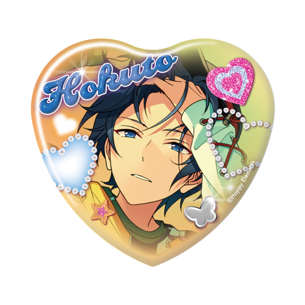 GIRA☆デコ】ハート缶バッジ（STARMAKER PRODUCTION／COSMIC