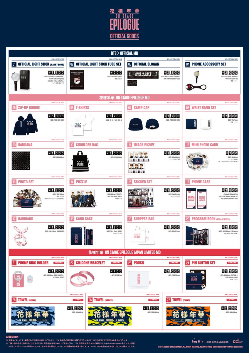 BTS 公式 ライブグッズセット ニュース ｜ BTS JAPAN OFFICIAL FANCLUB