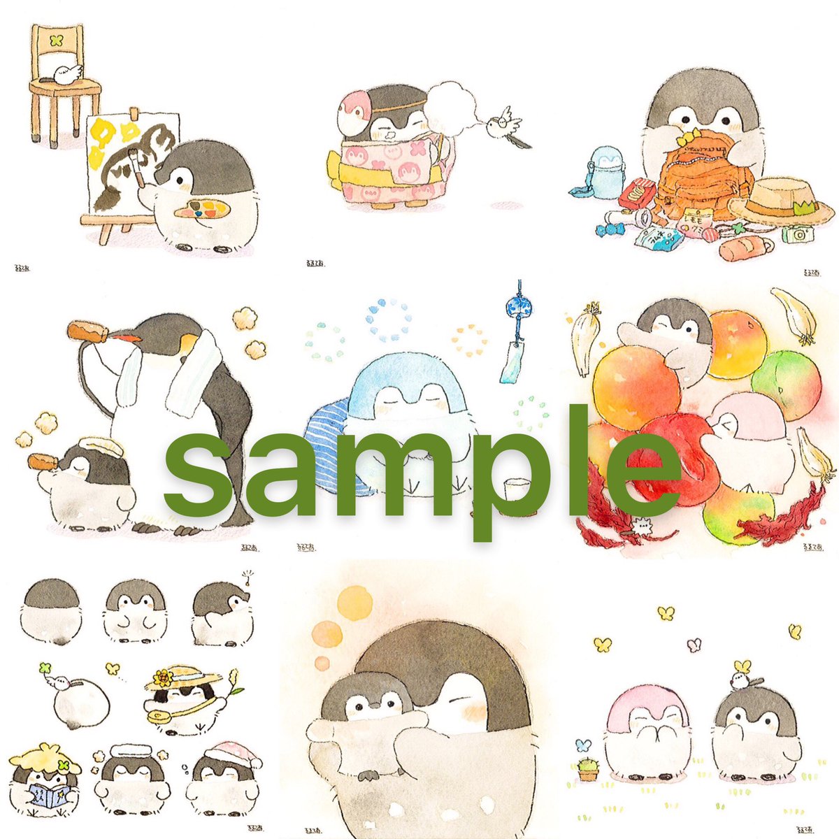 あべのハルカス近鉄本店で開催のコウペンちゃんいつもいっしょな原画展