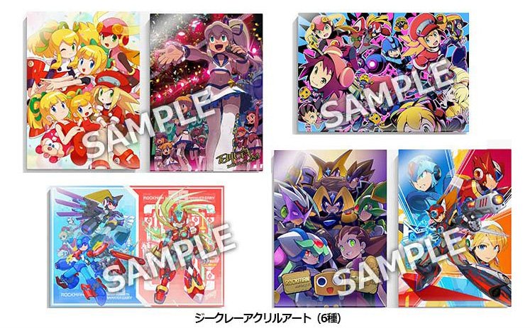 ロックマン30th ジークレーアクリルアート ロックマンゼロ 完全受注