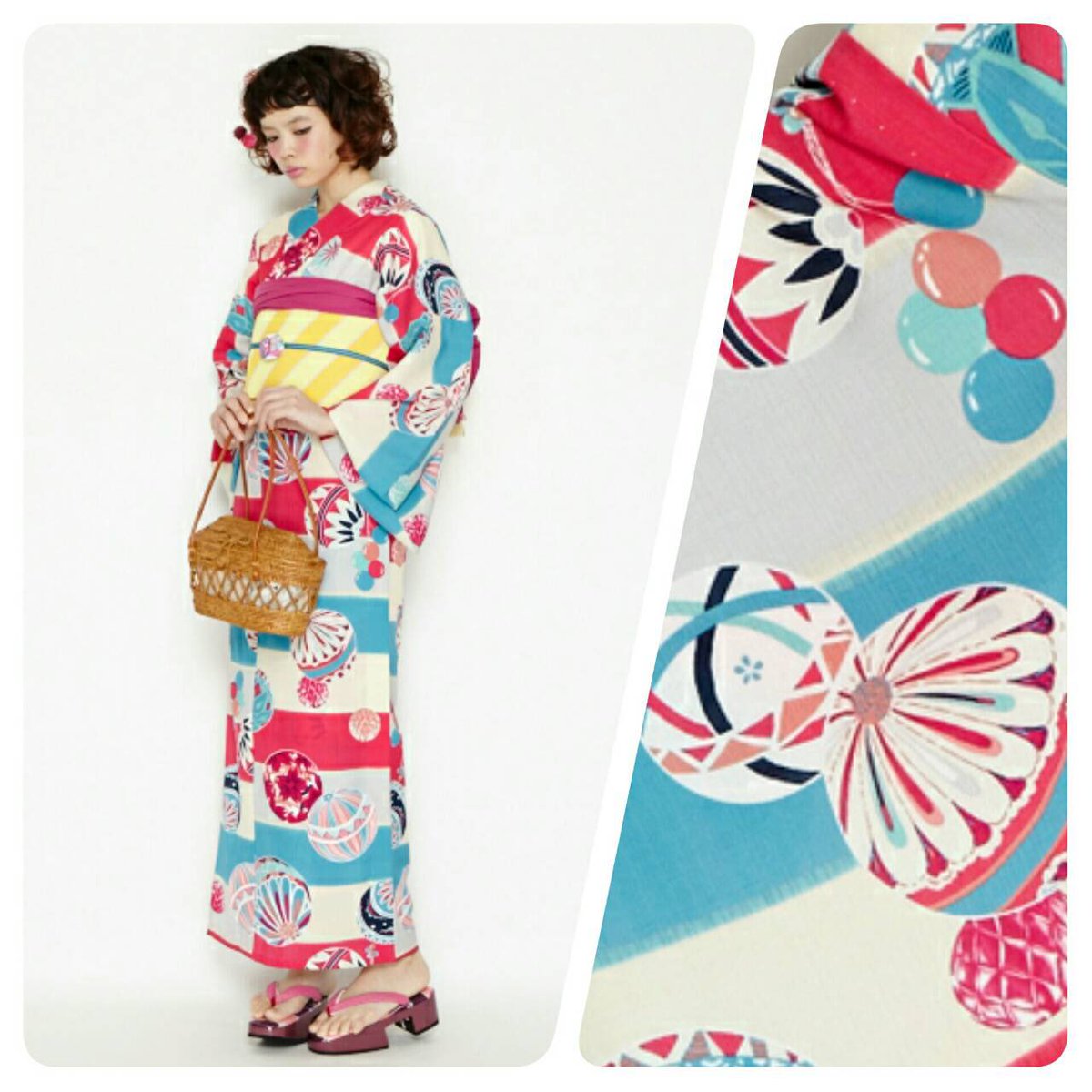 人気カラーピンクが限定枚数再入荷しています♪ 手毬と、ボーダーの