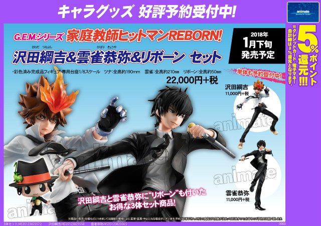 G.E.M.シリーズ 家庭教師ヒットマンREBORN！ 沢田綱吉/雲雀恭弥/沢田