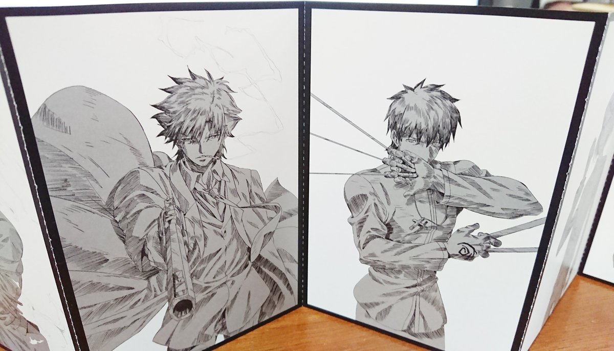 Fate/Zero BDBOX Standard Edition― 共通特典/復刻線画イラスト使用