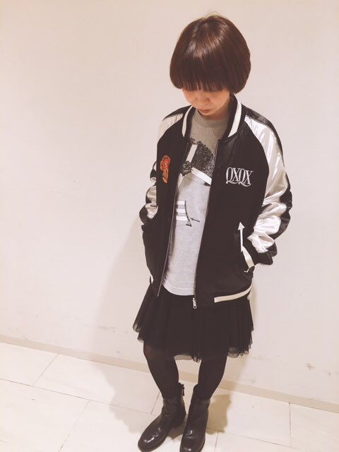 QXQXスカジャン》 こちらは60年代ビンテージ絵柄のスカジャン