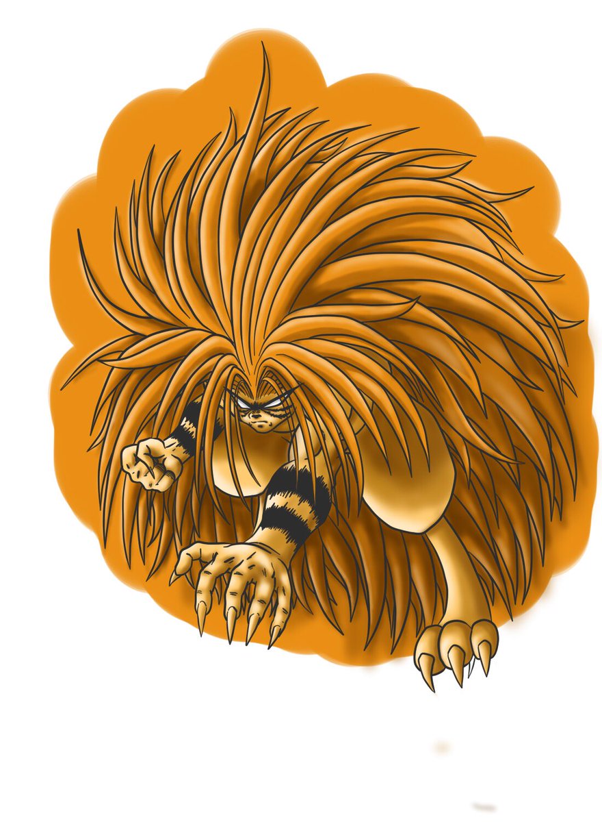 うしおととらイラスト 「うしおととら」物語もすごく好き。なかでも