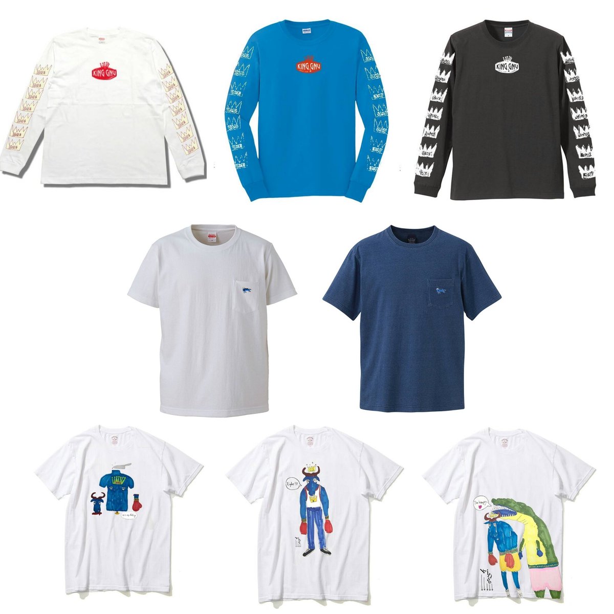👑🐃King Gnu Official Goods👑🐃 1/28 遂にKing Gnuのグッズ販売が