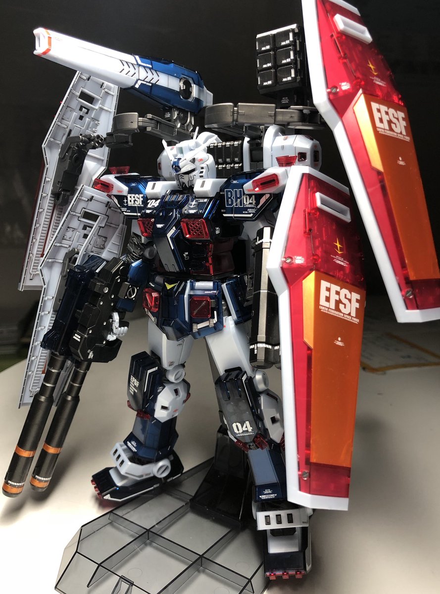 MG サンボル版FAガンダム ハーフメカニカルクリア ついに完成！ 内部が