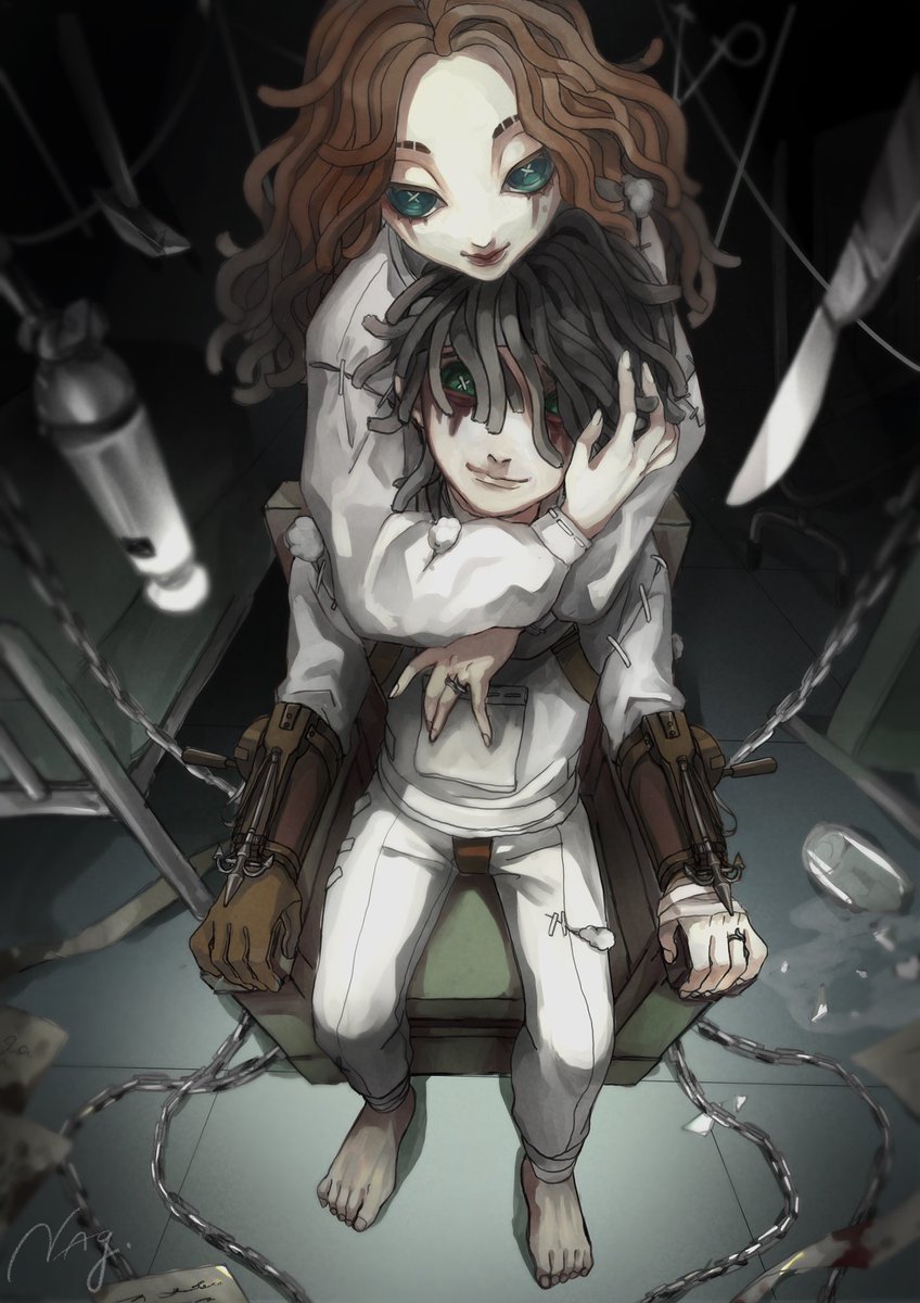 患者&「心理学者」 新サバイバー実装待てない！！ #第五人格イラスト