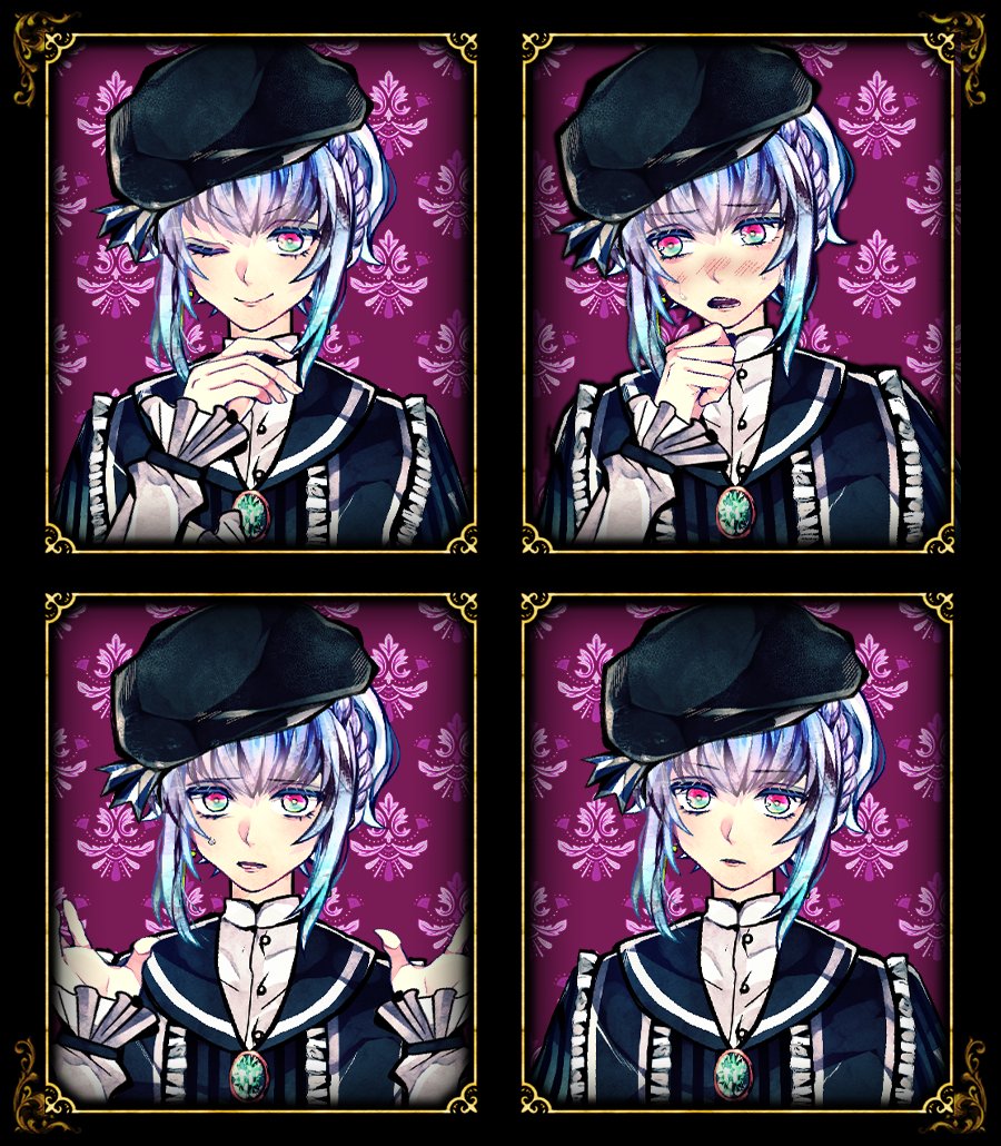 あくねこ 悪魔執事と黒い猫 あくねこ展 フルーレ・ガルシア 缶バッジ