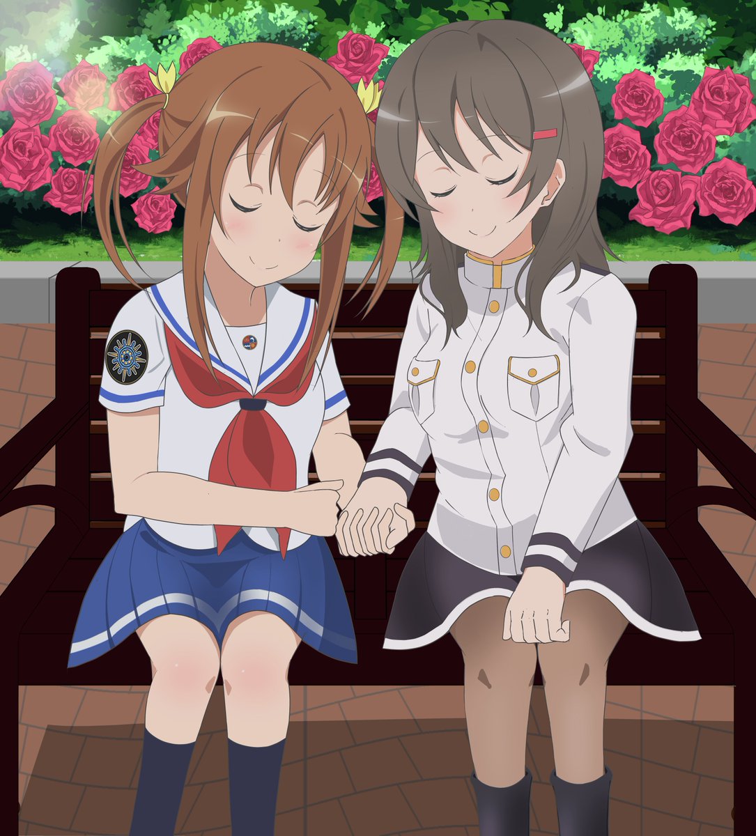 はいふり #岬明乃 #知名もえか #ミケもか