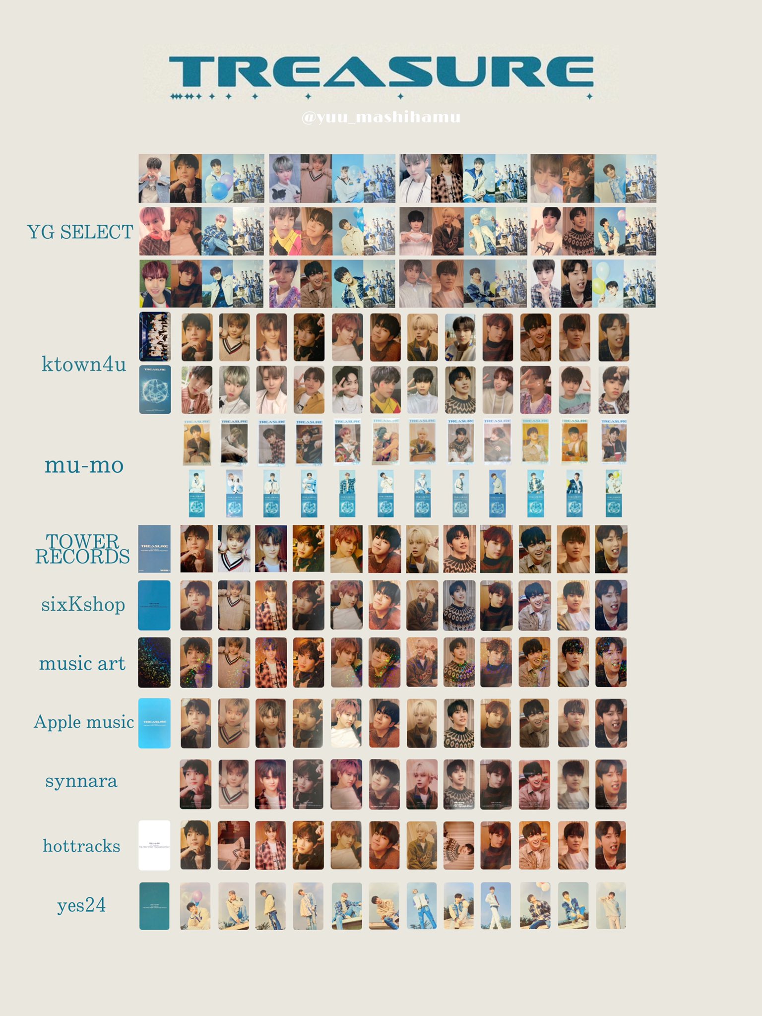 treasure hello ktown 対面ペンサ 当選 トレカ ジョンファン treasure