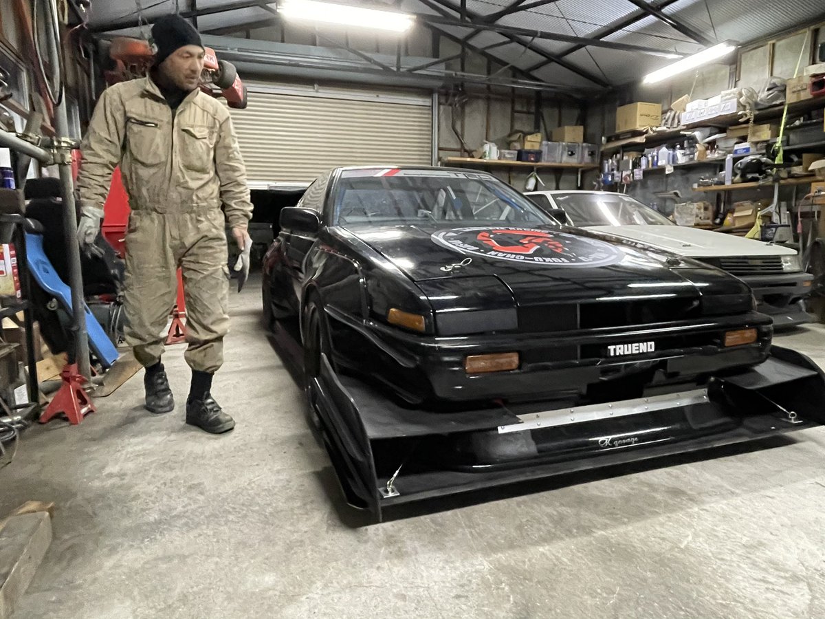 GUNMA-17「福ちゃん、AE86空力で速くしてくれ！」 空力博士「よし