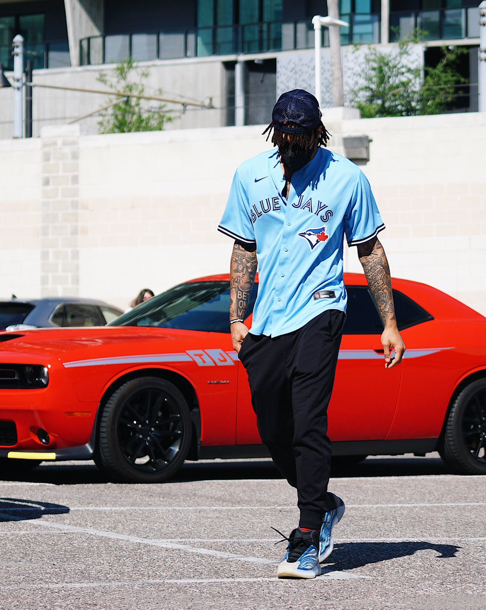 Gary Trent Jr., who showed up to his first game as a Raptor