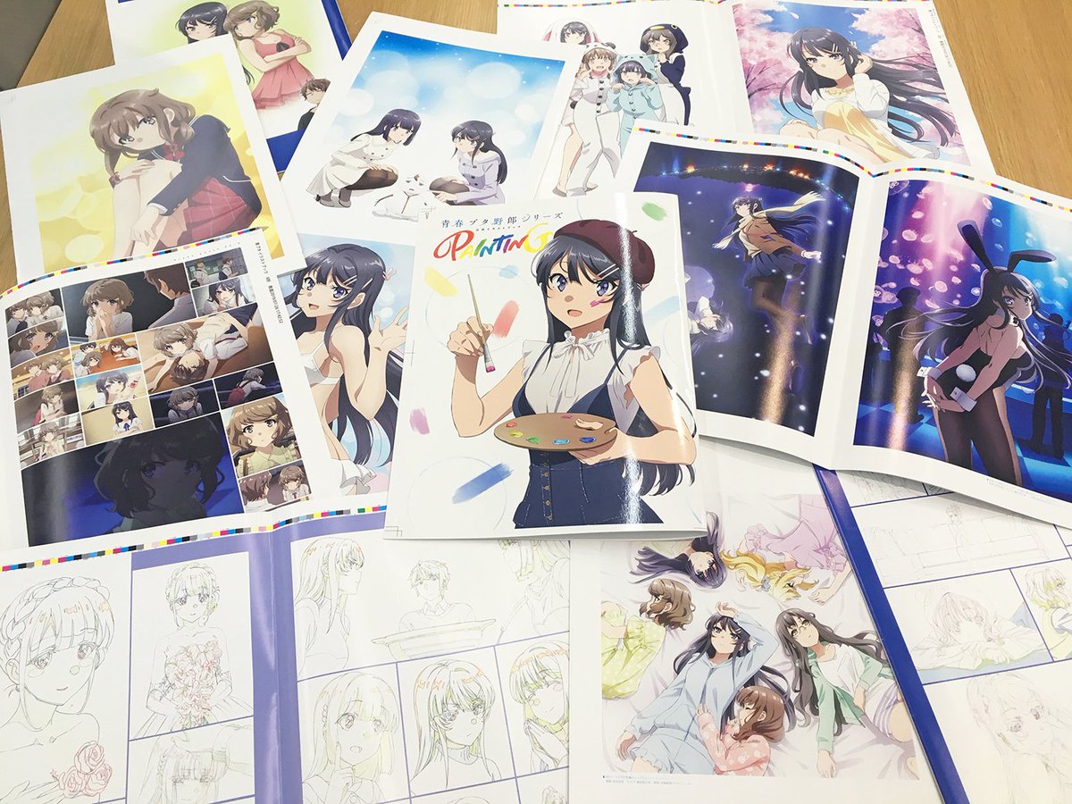 青春ブタ野郎」シリーズ公式イラストブック『PAINTING』はANIPLEX+